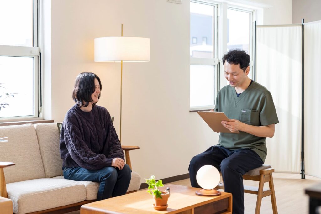 日常を整えるため個々に寄り添ったヒアリングを行っている